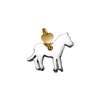 Charm Dodo Mariani in Argento A203-CAVALLO-AG - A203-CAVALLO-AG